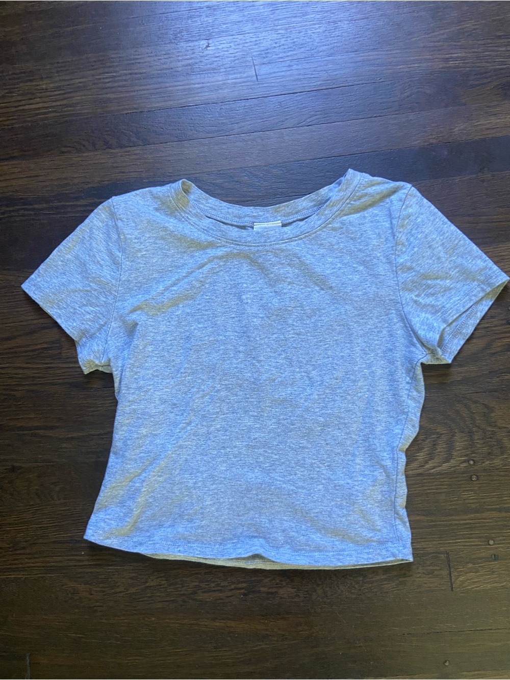 Women's Destined Gray Crop Tee